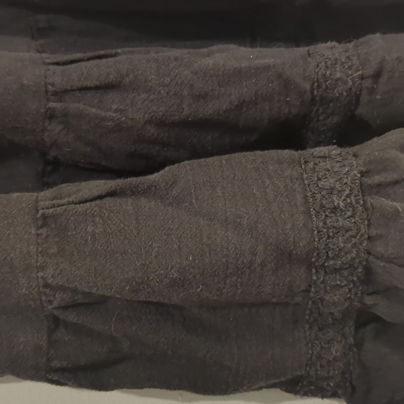 Black Massimo tiered gypsy skirt size small s - Picture 4 of 7